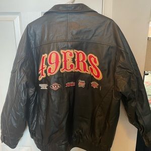 Vintage 49ers Leather Jacket.